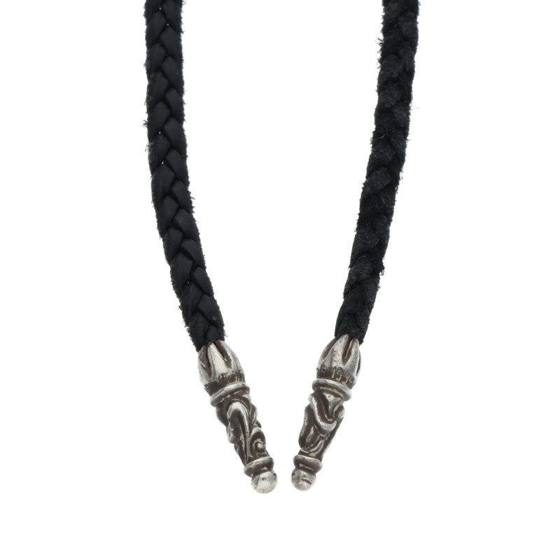 Chrome Hearts FILIG Cross XS Leather Necklace Size ONE SIZE