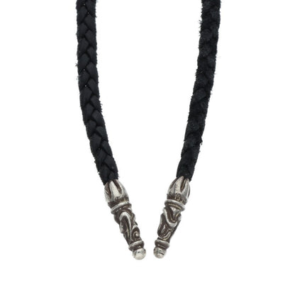 Chrome Hearts FILIG Cross XS Leather Necklace Size ONE SIZE
