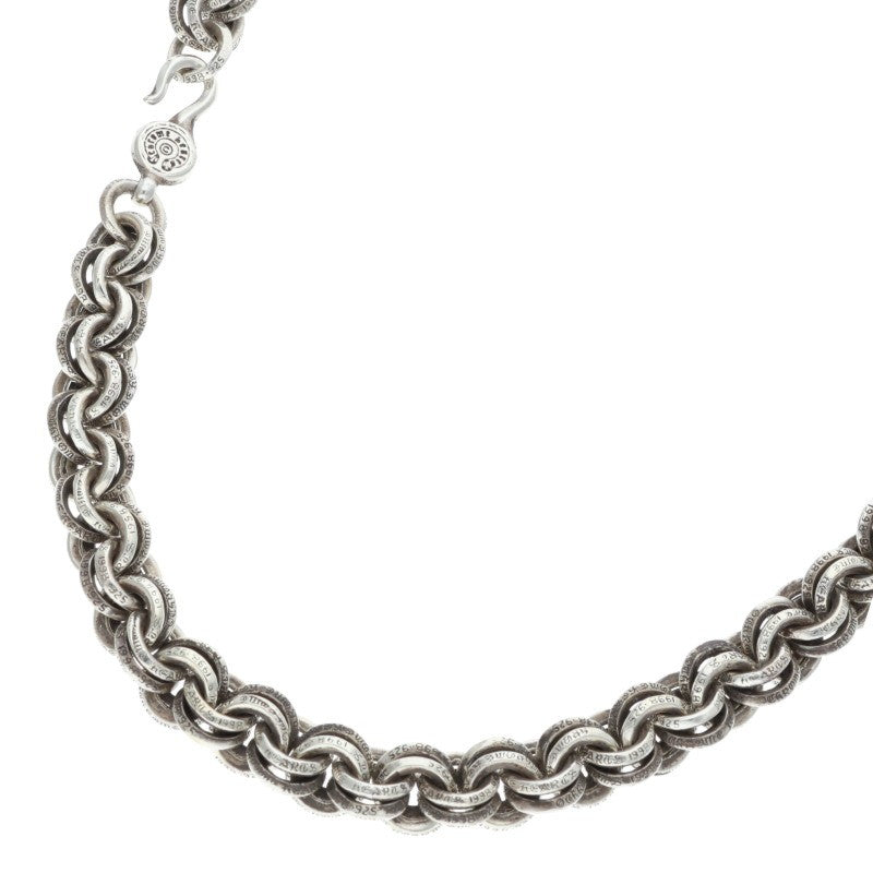 Chrome Hearts Double B Ring Silver Necklace Size ONE SIZE