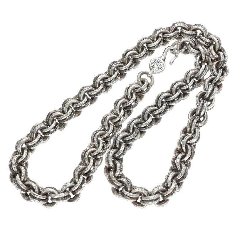 Chrome Hearts Double B Ring Silver Necklace Size ONE SIZE