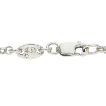 Chrome Hearts Roll Chain Necklace 925 Silver Size 18INCH