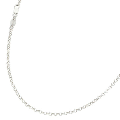 Chrome Hearts Silver Roll Chain Necklace Size 18INCH