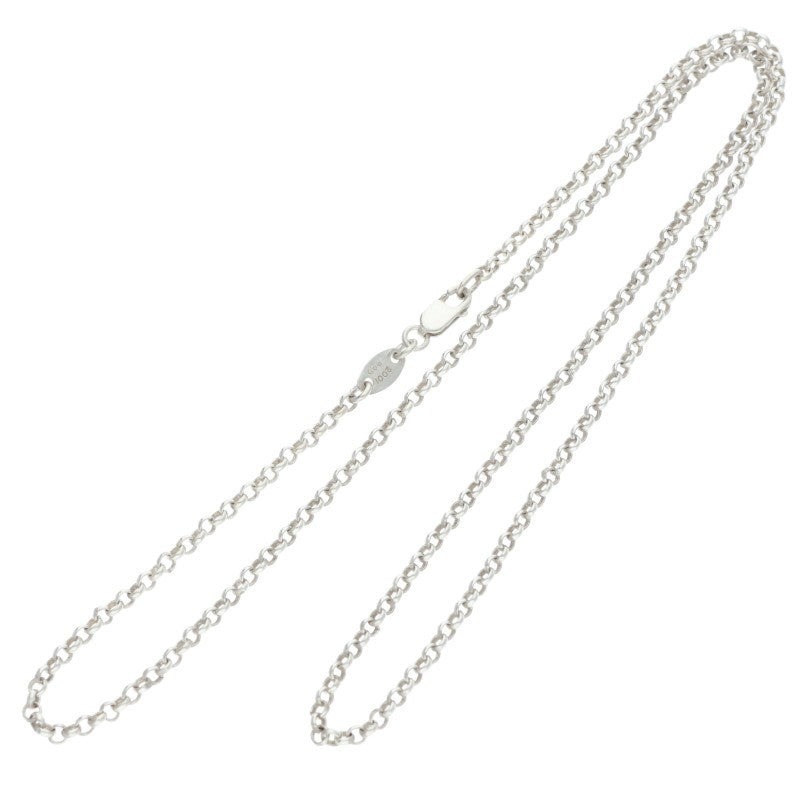 Chrome Hearts Silver Roll Chain Necklace Size 18INCH