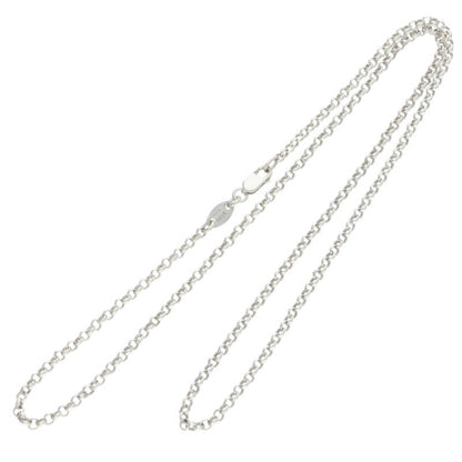 Chrome Hearts Silver Roll Chain Necklace Size 18INCH