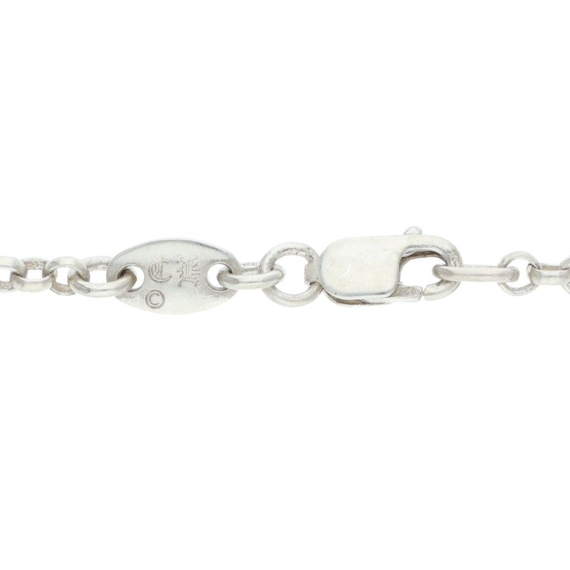 Chrome Hearts Silver Roll Chain Necklace Size 18INCH