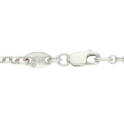 Chrome Hearts Silver Roll Chain Necklace Size 18INCH