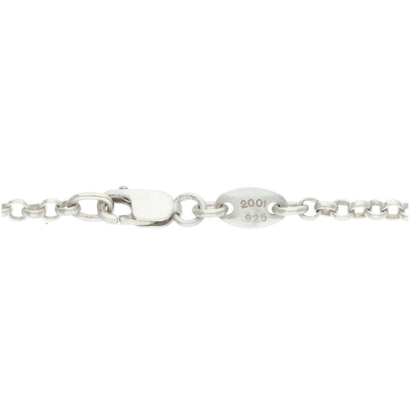 Chrome Hearts Silver Roll Chain Necklace Size 18INCH
