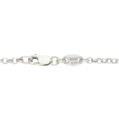Chrome Hearts Silver Roll Chain Necklace Size 18INCH