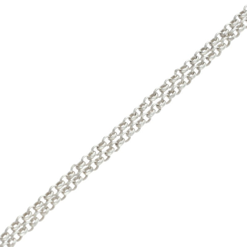 Chrome Hearts Silver Roll Chain Necklace Size 18INCH