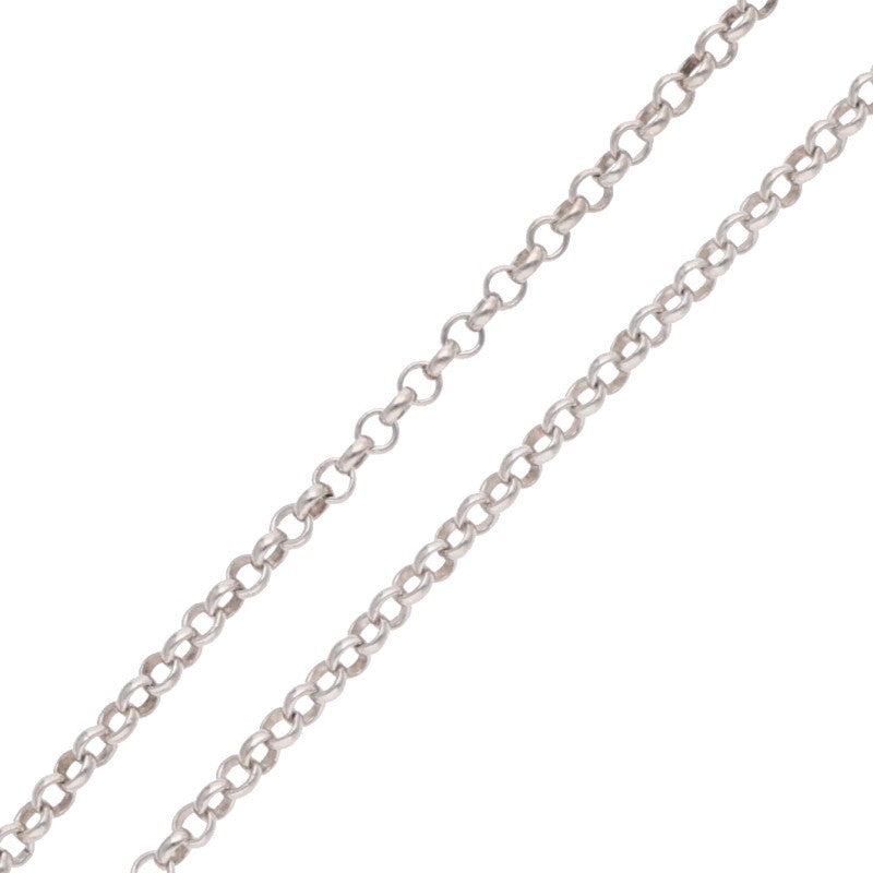 Chrome Hearts Silver Roll Chain Necklace Size 16INCH