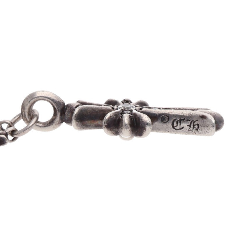 Chrome Hearts 925 Tiny E Fat Diamond Necklace Size 24 Inch