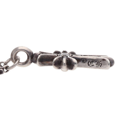 Chrome Hearts 925 Tiny E Fat Diamond Necklace Size 24 Inch