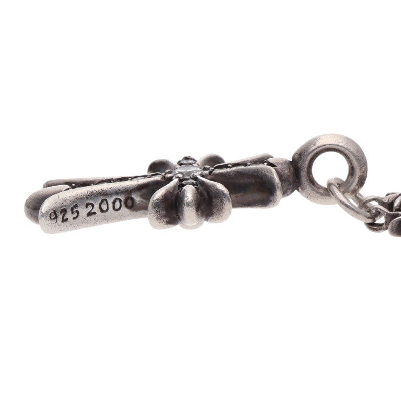 Chrome Hearts 925 Tiny E Fat Diamond Necklace Size 24 Inch