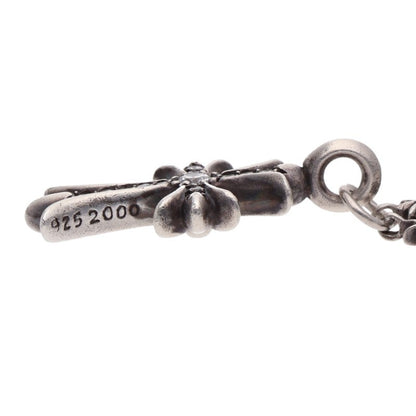 Chrome Hearts 925 Tiny E Fat Diamond Necklace Size 24 Inch