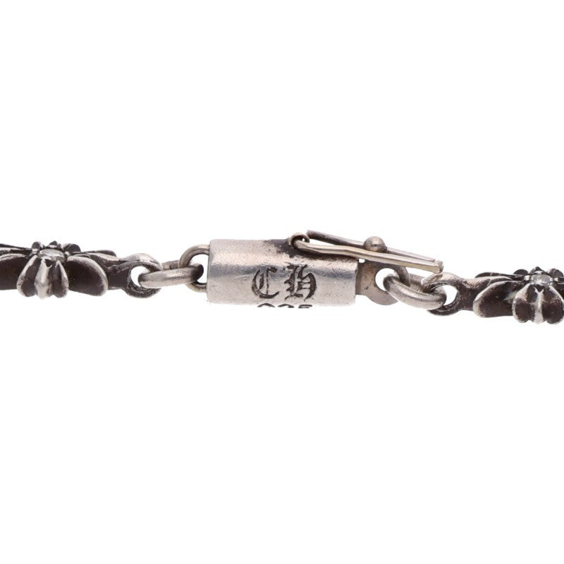 Chrome Hearts 925 Tiny E Fat Diamond Necklace Size 24 Inch
