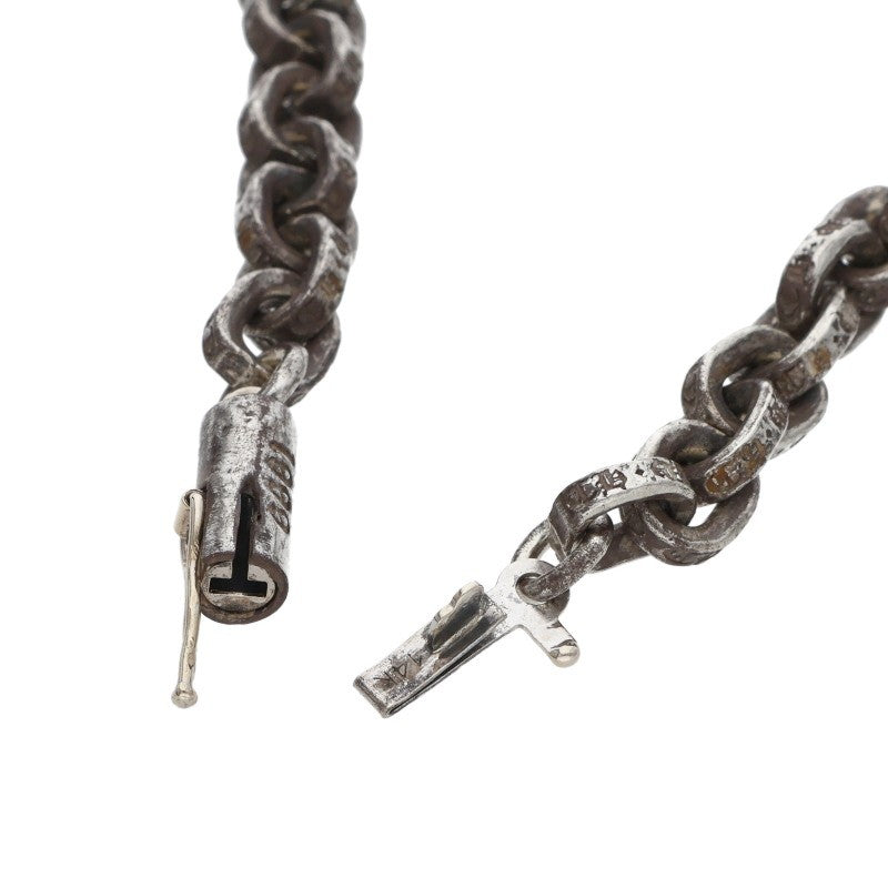 Chrome Hearts Paper Chain Necklace 925/14K Size 30INCH