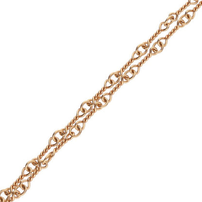 Chrome Hearts 22K Yellow Gold Chain Necklace Size 18 Inch