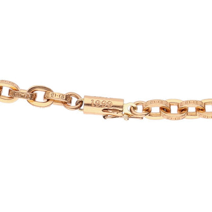 Chrome Hearts 22K 14K Yellow Chain Necklace Size 24 Inch
