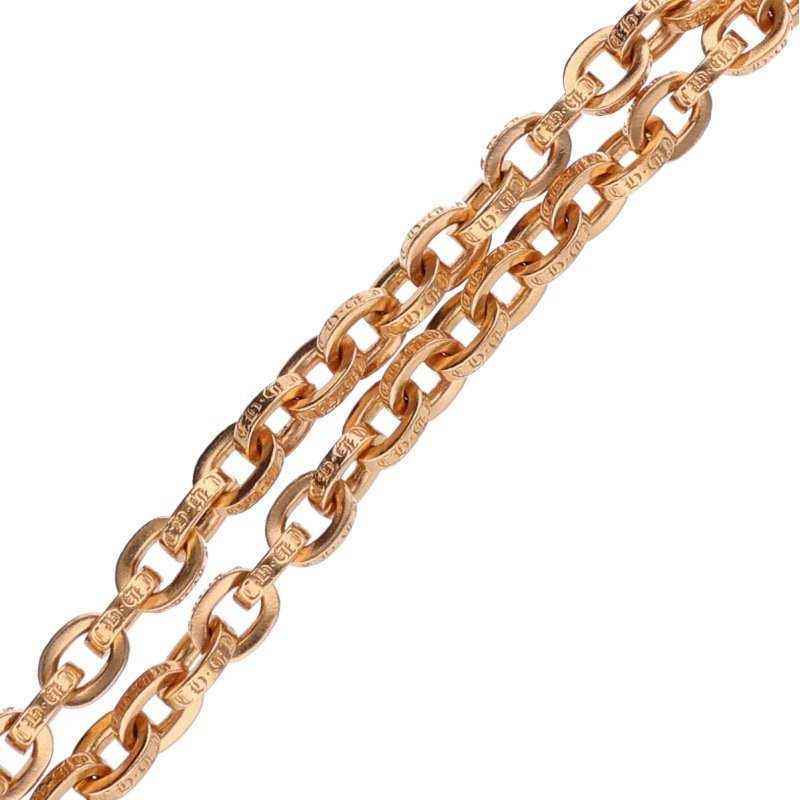 Chrome Hearts 22K 14K Yellow Chain Necklace Size 24 Inch
