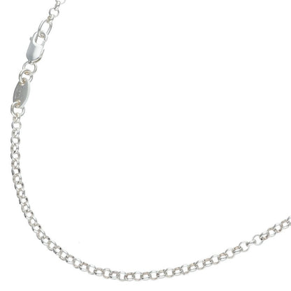 Chrome Hearts Roll Chain Silver Necklace 925 Size 20INCH