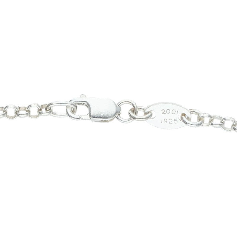 Chrome Hearts Roll Chain Silver Necklace 925 Size 20INCH