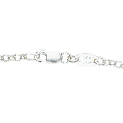 Chrome Hearts Roll Chain Silver Necklace 925 Size 20INCH