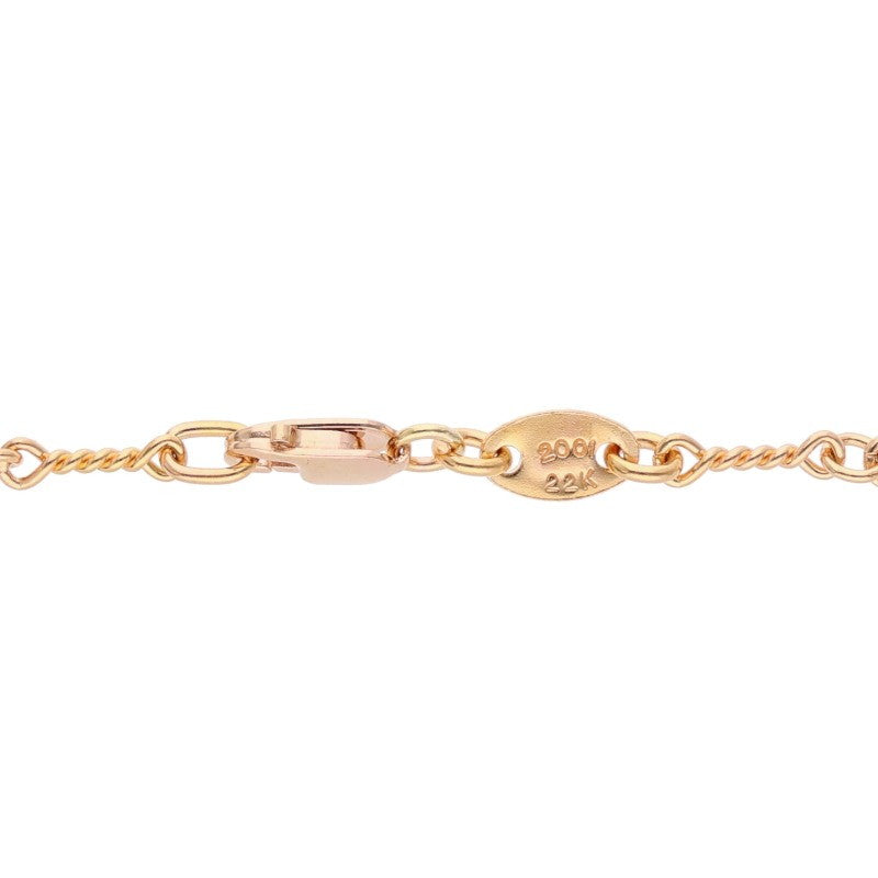 Chrome Hearts 22K Yellow Gold Chain Necklace Size 20INCH
