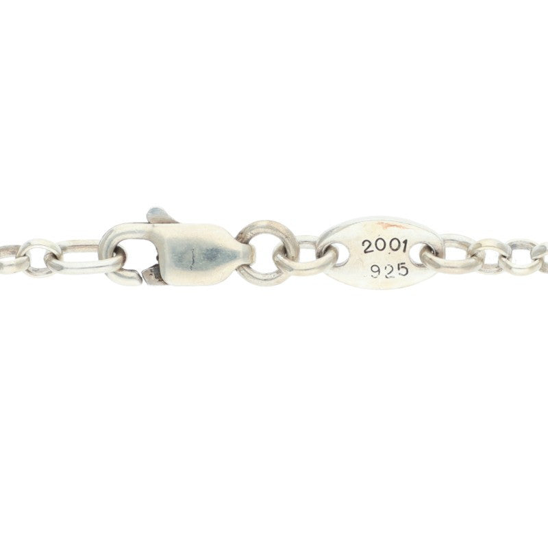 Chrome Hearts Roll Chain 20 Silver Necklace 925 Size 20INCH