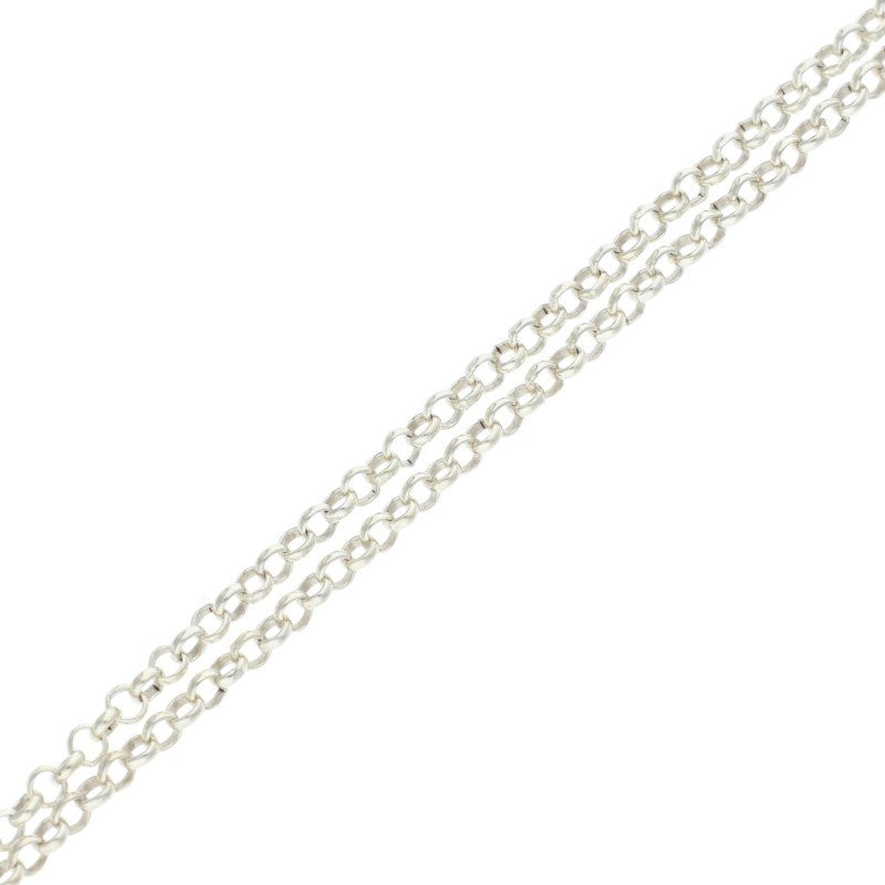 Chrome Hearts Roll Chain 20 Silver Necklace 925 Size 20INCH