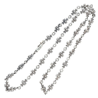 Chrome Hearts Tiny E CH Plus Silver Necklace 925 Size 20INCH