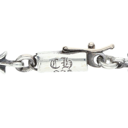 Chrome Hearts Tiny E CH Plus Silver Necklace 925 Size 20INCH