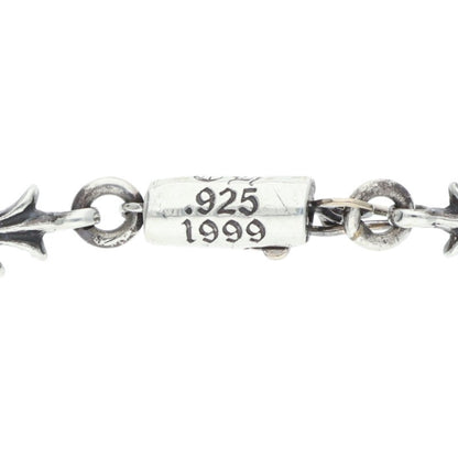 Chrome Hearts Tiny E CH Plus Silver Necklace 925 Size 20INCH