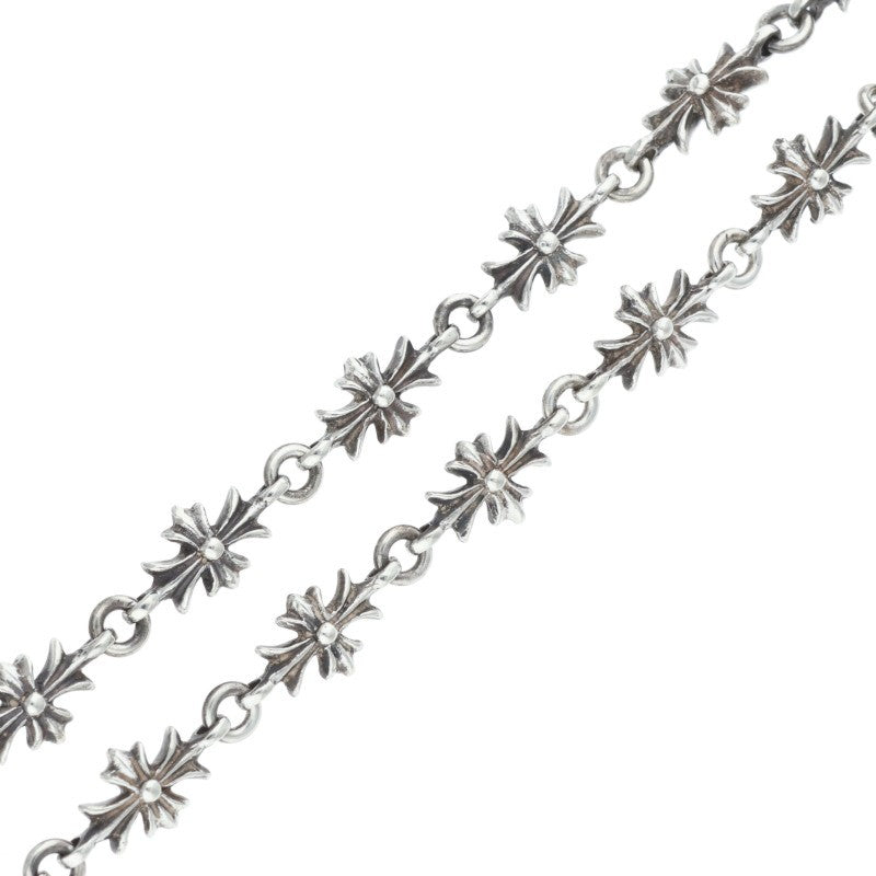Chrome Hearts Tiny E CH Plus Silver Necklace 925 Size 20INCH
