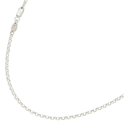 Chrome Hearts Roll Chain 20 Silver Necklace 925 Size 20INCH