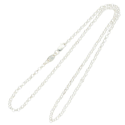 Chrome Hearts Roll Chain 16 Silver Necklace 925 Size 16INCH