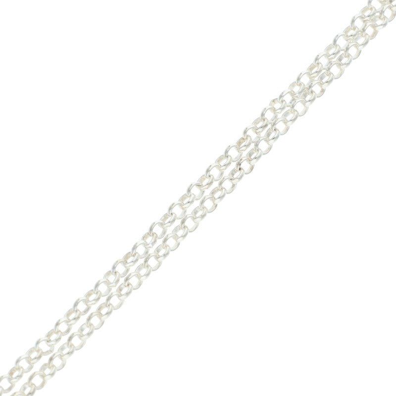 Chrome Hearts Roll Chain 16 Silver Necklace 925 Size 16INCH