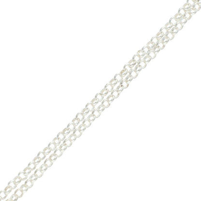 Chrome Hearts Roll Chain 16 Silver Necklace 925 Size 16INCH