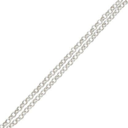 Chrome Hearts 925 Silver Roll Chain Necklace Size 18INCH