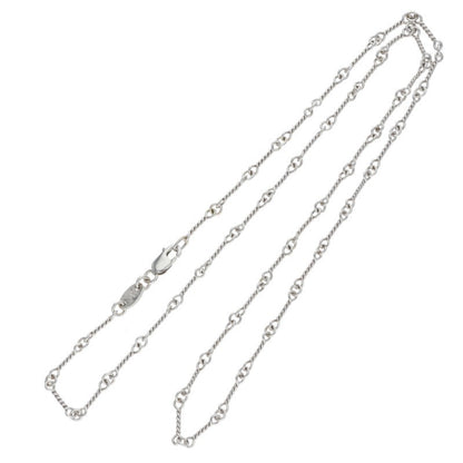 Chrome Hearts 18K White Gold Chain Necklace Size 16INCH