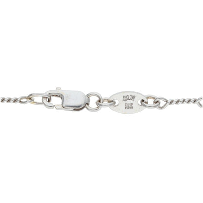 Chrome Hearts 18K White Gold Chain Necklace Size 16INCH