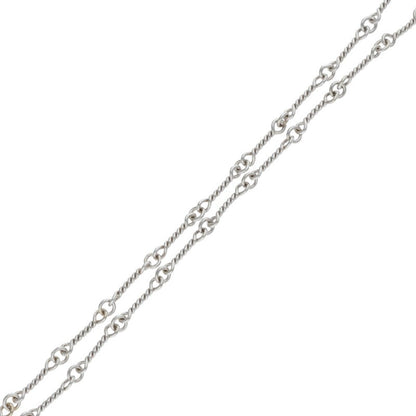 Chrome Hearts 18K White Gold Chain Necklace Size 16INCH