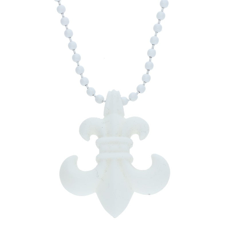 Chrome Hearts White Rubber BS FLEUR Necklace Size ONE SIZE