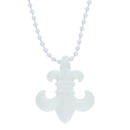 Chrome Hearts White Rubber BS FLEUR Necklace Size ONE SIZE