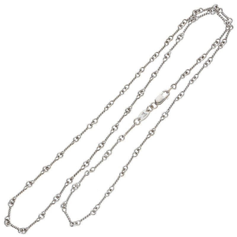 Chrome Hearts 18K White Gold Chain Necklace Size 20INCH