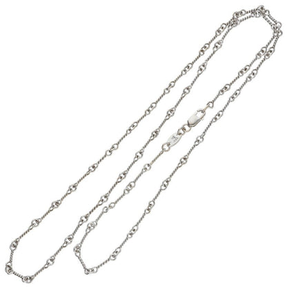 Chrome Hearts 18K White Gold Chain Necklace Size 20INCH