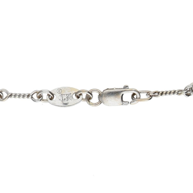 Chrome Hearts 18K White Gold Chain Necklace Size 20INCH