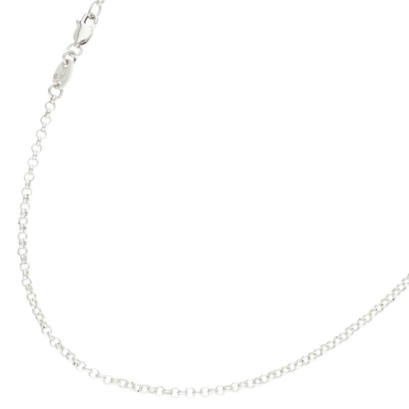 Chrome Hearts Old Silver Roll Chain Necklace Size 18INCH
