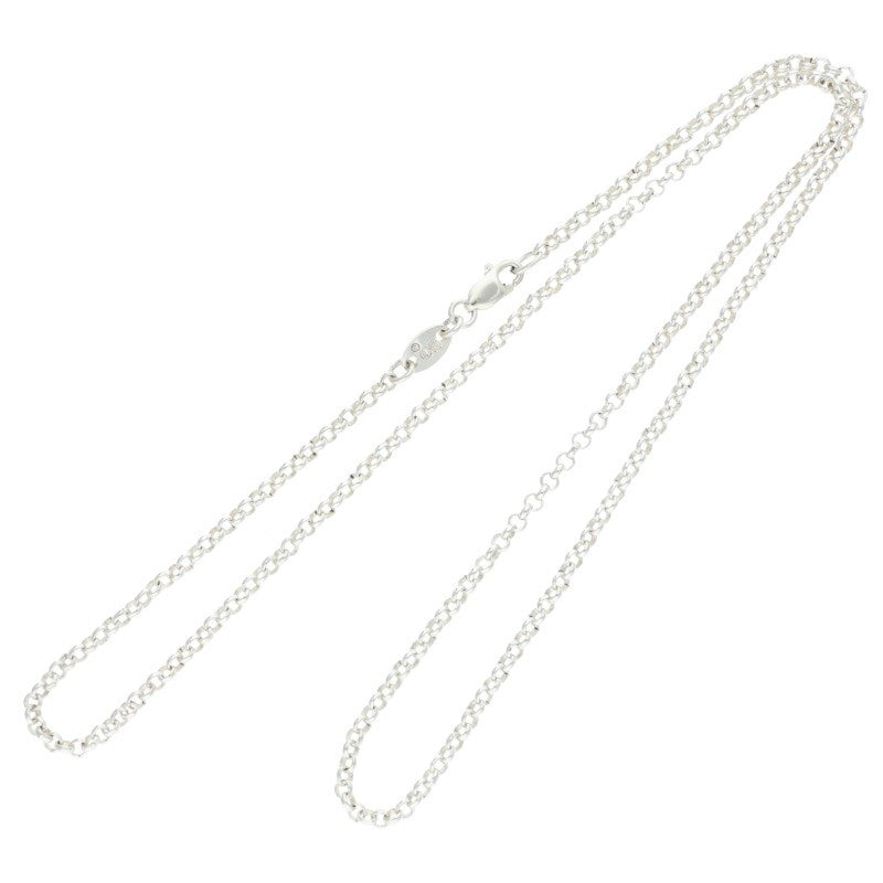 Chrome Hearts Old Silver Roll Chain Necklace Size 18INCH