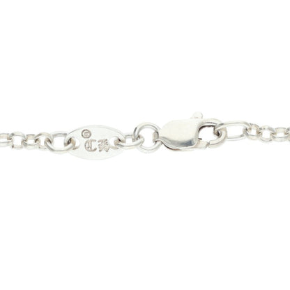 Chrome Hearts Old Silver Roll Chain Necklace Size 18INCH