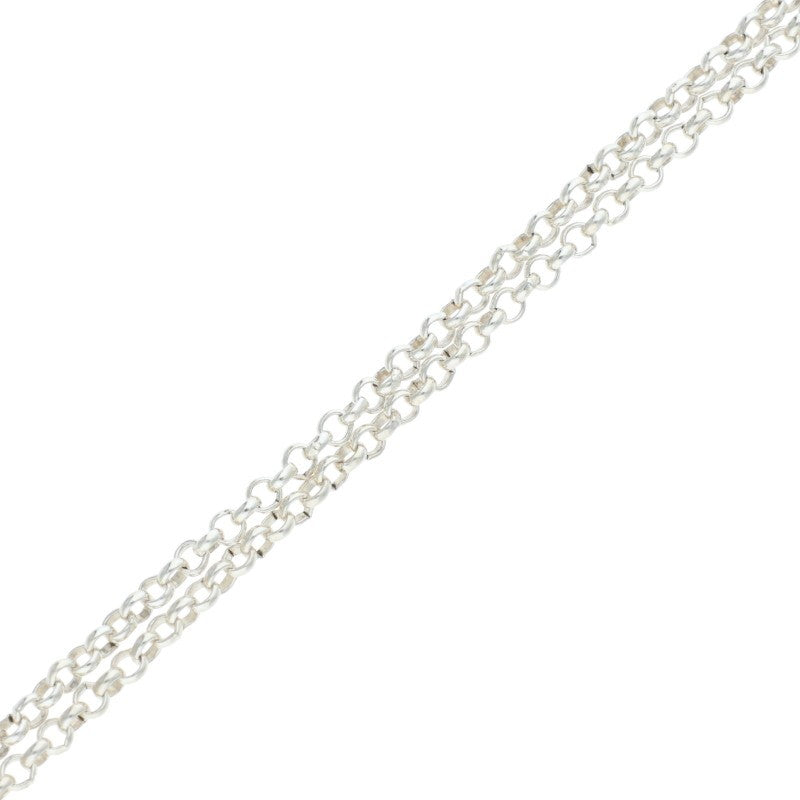 Chrome Hearts Old Silver Roll Chain Necklace Size 18INCH